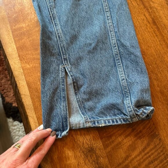 Rag & Bone High Waist Slit Hem Straight Leg Jeans Sz27 - Picture 4 of 4